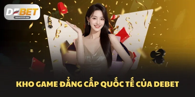 Kho game đẳng cấp quốc tế của DEBET