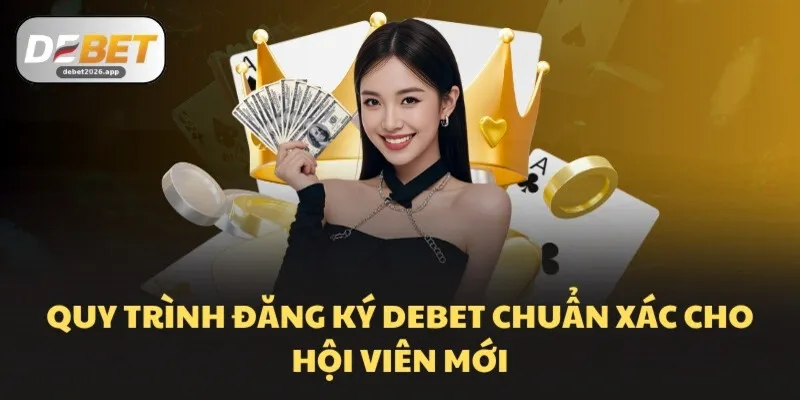 Quy trình đăng ký DEBET chuẩn xác cho hội viên mới